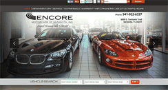 Desktop Screenshot of encoreautos.com